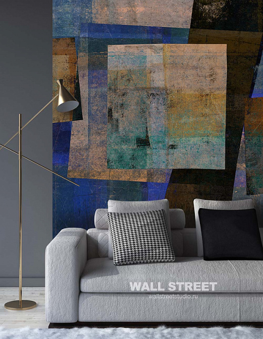 Фотообои в интерьере артикул Element 6, ELEMENT, Wall street