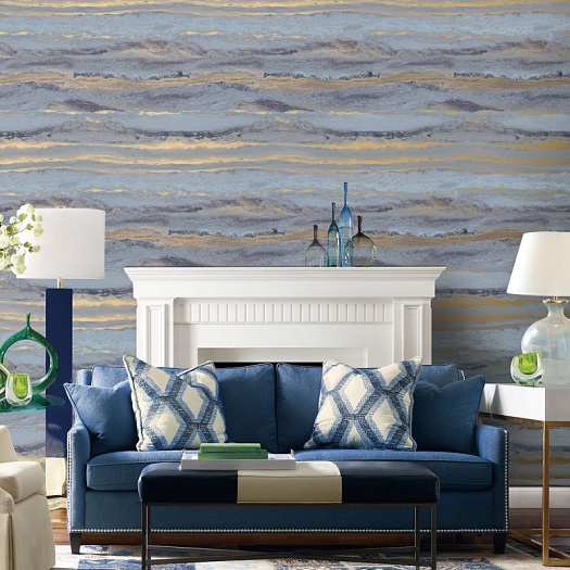 Обои в интерьере артикул 60116-3, Silver, Bruno Zoff Обои в интерьере артикул 60116-3, Silver, Bruno Zoff