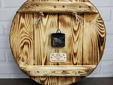 Артикул Пионы, Часы, Creative Wood в текстуре, фото 1